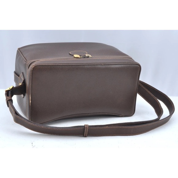 Auth RARE GUCCI Shoulder Cross Body Hand Bag GG Leather Brown GUC - Picture 6 of 16